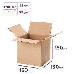 kartonnen doos 15 cm