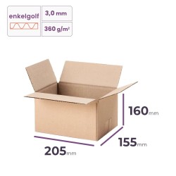 vouwdoos 205x155x160 mm