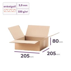 vouwdoos 205x205x80 mm