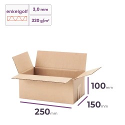 verzenddoos 250x150x100 mm