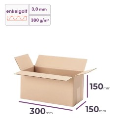 vouwdoos 300x150x150 mm