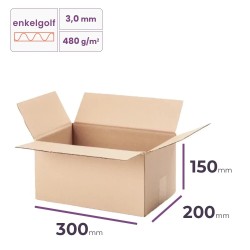 webshop doos voor postnl gemiddeld pakket