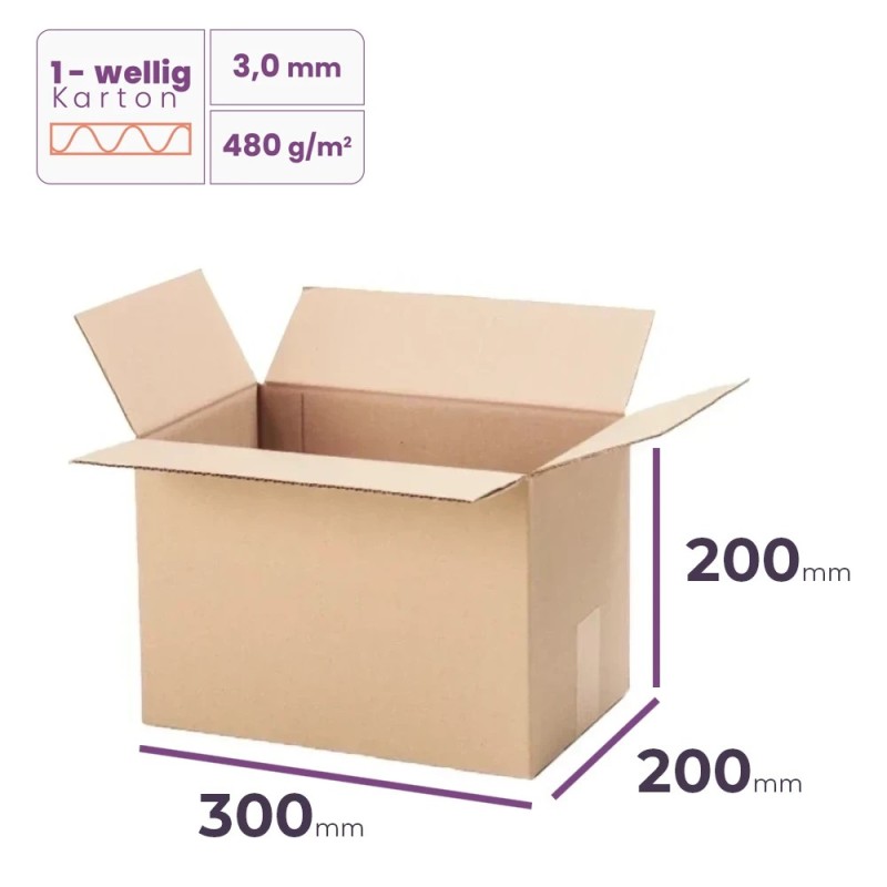 vouwdoos 300x200x200 mm