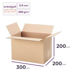 webshop verpakking 30x20x20 cm