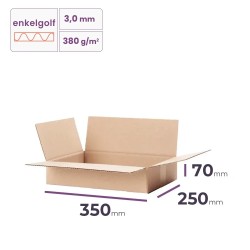 lage verzenddoos voor DHL box XL formaat