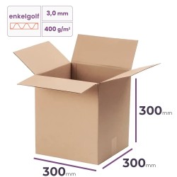 vouwdoos 300x300x300 mm vierkant