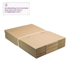 pakketdoos voor PostNL gemiddeld pakket en DHL box XL