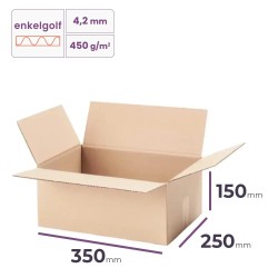 pakketdoos voor DHL-pakket 350x250x150 mm