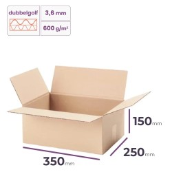 vouwdoos 350x250x150 mm