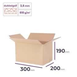 vouwdoos 300x200x190 mm