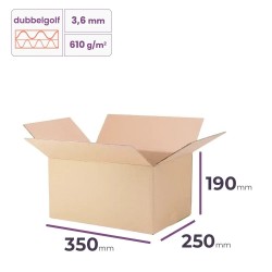 vouwdoos 350x250x190 mm