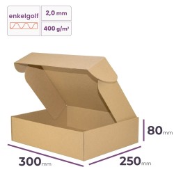 postdoos 300x250x80 mm enkelgolf