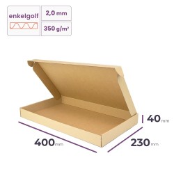 postdoos 400x230x40 mm enkelgolf