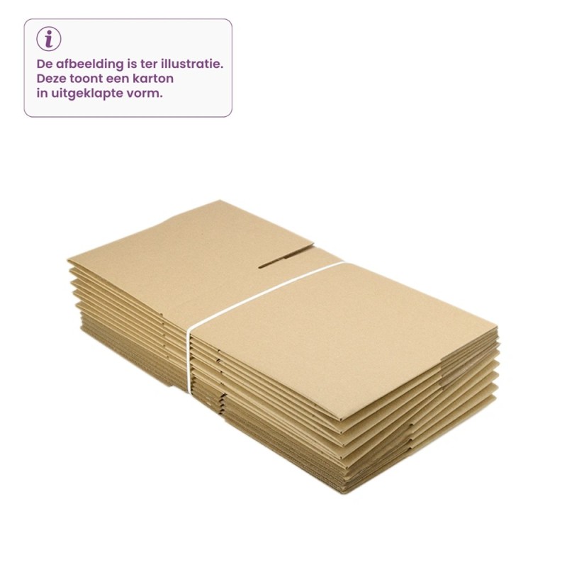 kleine kartonnen doos 350 mm autolock