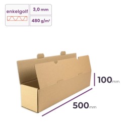 kartonnen koker 500x100x100 mm