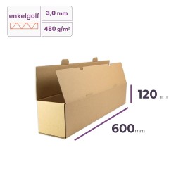 kartonnen koker 600x120x120 mm