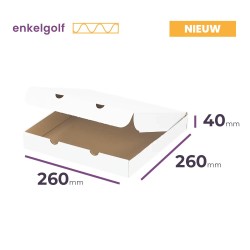 pizzadoos voor kleine pizza 260 mm
