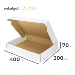 Stansdoos 40x30x7 cm wit